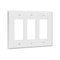 Enerlites 8833M 3-Gang Decorator/GFCI Mid Size Wall Plate, 10-Pack