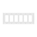 Enerlites 8836M 6-Gang Switch/GFCI Decorator/GFCI Wall Plate, 10-Pack