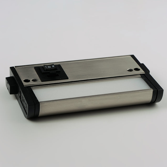 Maxim 89892 CounterMax MX-L120-3K 6" 3W LED Under Cabinet, 3CCT Selectable 200 Lumen Dimmable 120V