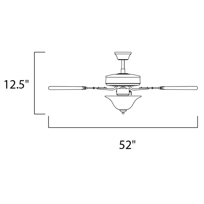 Ceiling Fan Basic Maxim 89905 Basic-Max 52