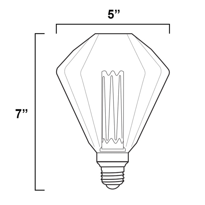 Maxim 3.5W D40 LED Filament Bulb