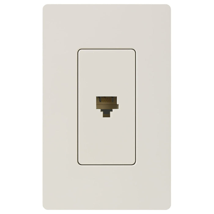 Lutron CA-PJ Claro Single Telephone Jack