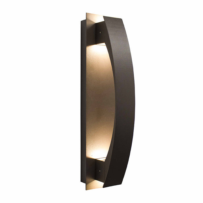 Westgate CRE-HL20-01 Crest Lunette 20W 20" Tall, LED Outdoor Wall Sconce, 100-277V