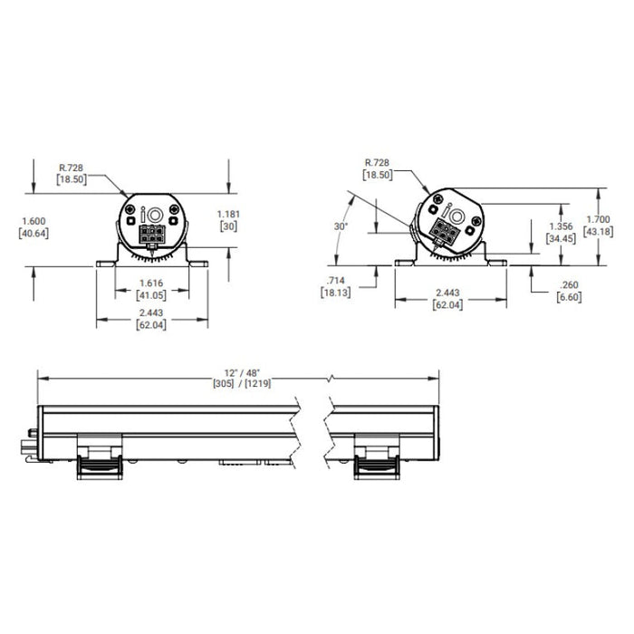 iO LED CS CovSelect 4-ft LED Architectural Cove, CCT Adjustable