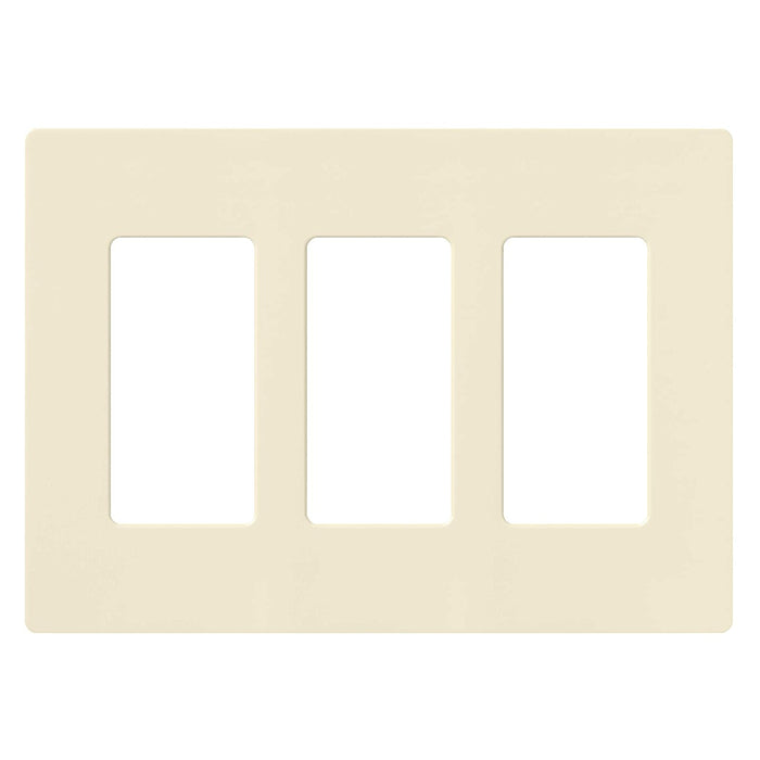 Lutron CW-3 Claro 3-Gang Wallplate