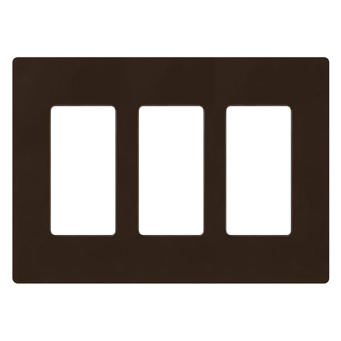 Lutron CW-3 Claro 3-Gang Wallplate