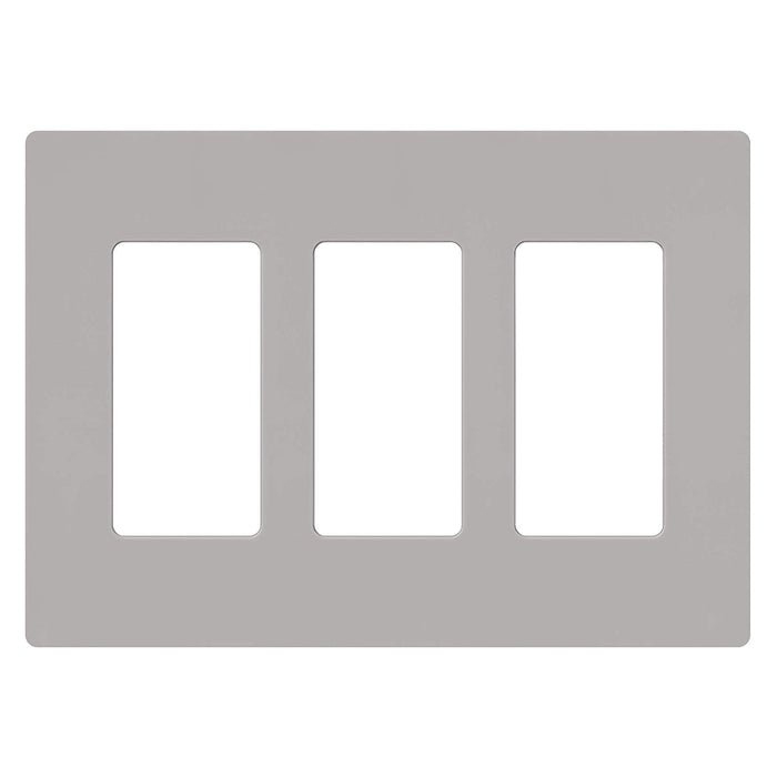 Lutron CW-3 Claro 3-Gang Wallplate