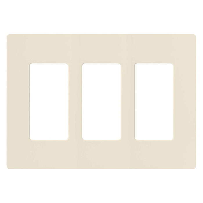Lutron CW-3 Claro 3-Gang Wallplate