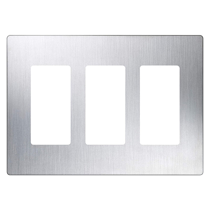 Lutron CW-3 Claro 3-Gang Wallplate