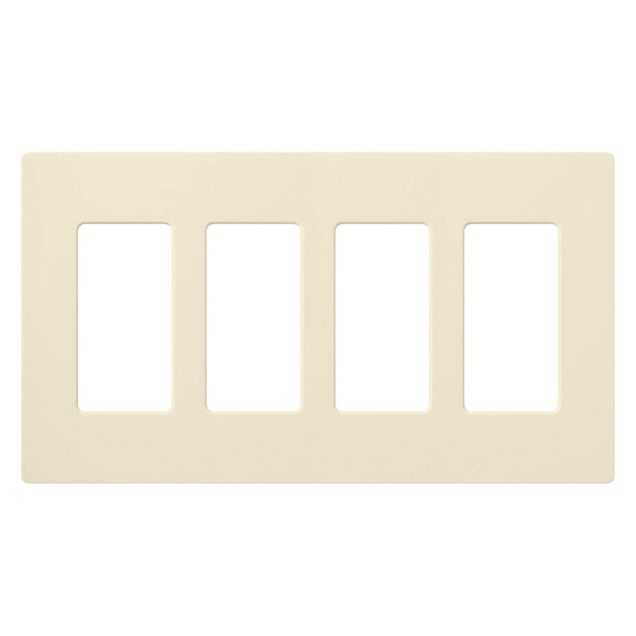 Lutron CW-4 Claro 4-Gang Wallplate