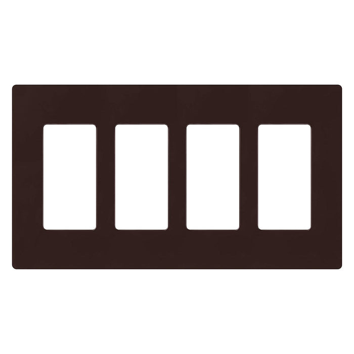 Lutron CW-4 Claro 4-Gang Wallplate