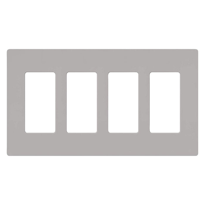 Lutron CW-4 Claro 4-Gang Wallplate