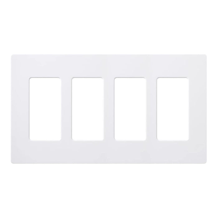Lutron CW-4 Claro 4-Gang Wallplate