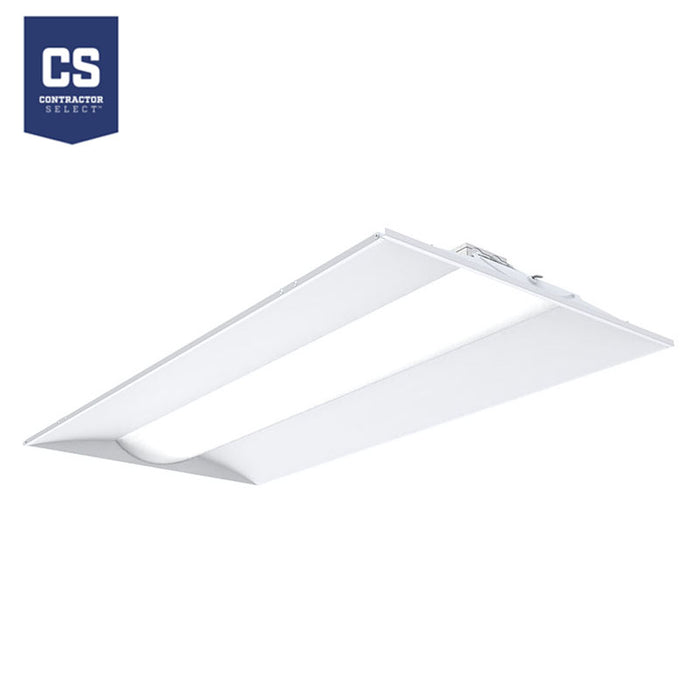 Lithonia Contractor Select STACK Switch 2x4 LED Center Element Lay-In Troffer with Adjustable Color Temperature