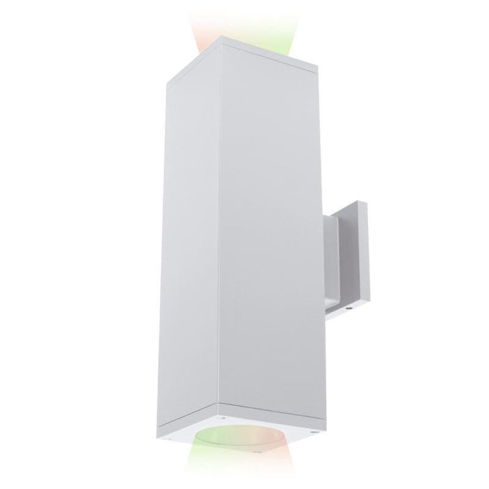 WAC DC-WD05-CC Cube Architectural 5" Color Changing Double Wall Mount, 30° Beam