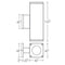 WAC DC-WD05 Cube Architectural 5" Double Wall Mount, 33° Beam