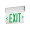 Lithonia EDG Edge-Lit LED Exit Sign with Battery Backup, Single Face, Self Diagnostics