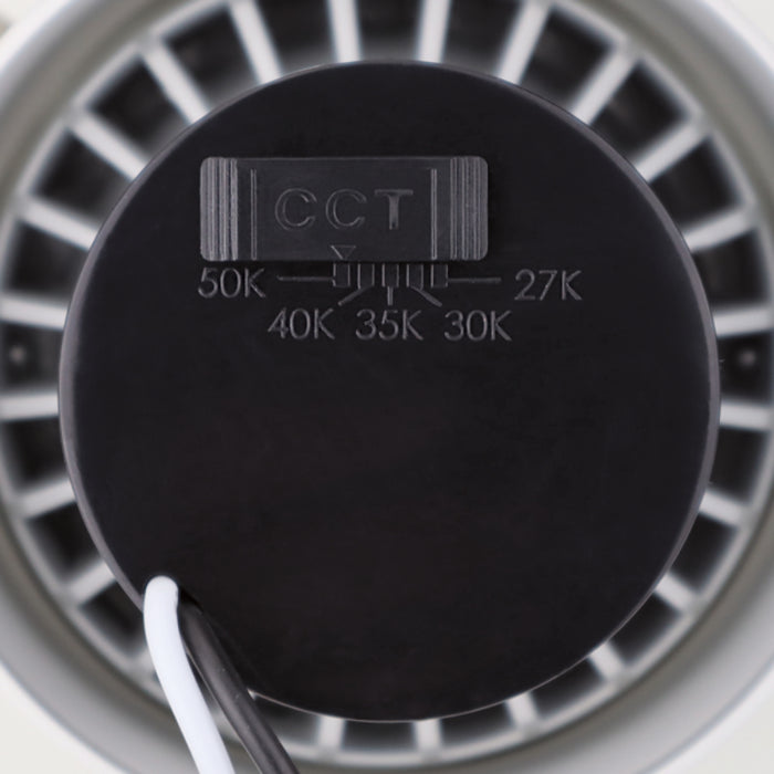 Elco EL423 4" Sloped Ceiling 12W LED Baffle Insert, 5CCT Selectable, 120V