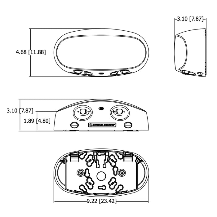 Lithonia ELM2LF Quantum LED Fixed Optics Emergency Light