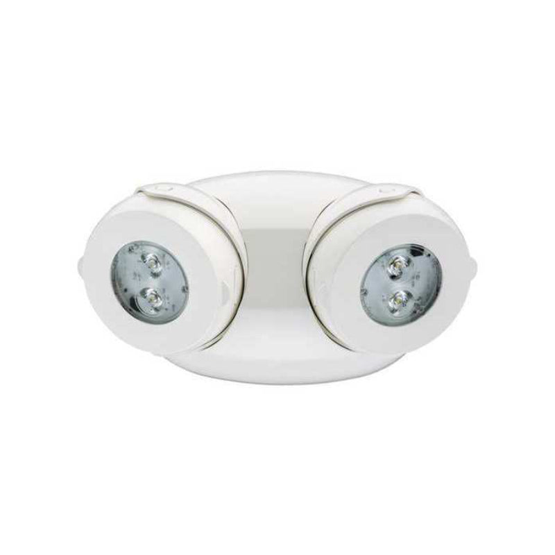 Lithonia ELMRE Quantum LED Adjustable Emergency Remote Light Head, Twin Heads, 320lm