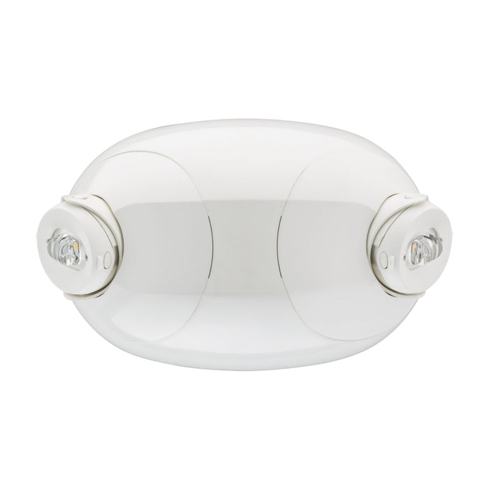 Lithonia ELMRE Quantum LED Adjustable Emergency Remote Light Head, Twin Heads, 110lm