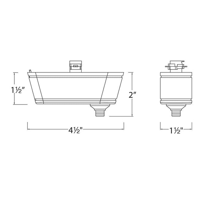 WAC EN-JQ50AR J/J2 Track Quick Connect Adapter