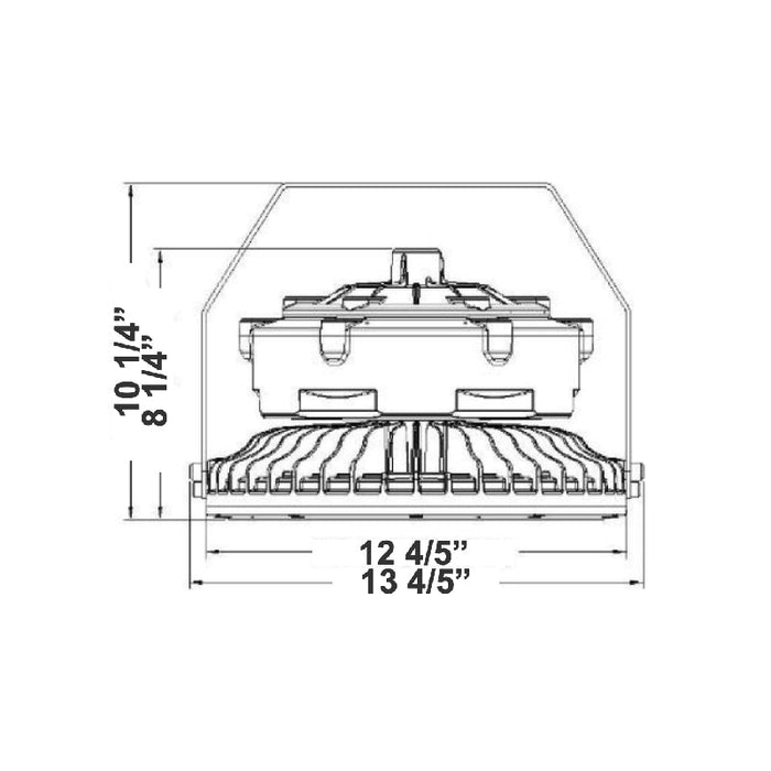 Westgate EXPR 150W Round Hazardous Location Flood/Highbay Light, 480V