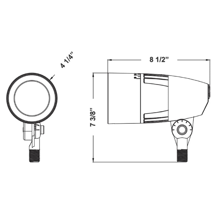 Westgate FLDXPRO-MD 10W/20W/30W Flood Light with Photocell, CCT Selectable