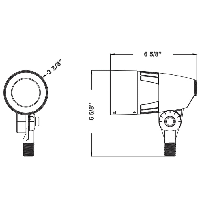 Westgate FLDXPRO-SM 5W/10W/15W Flood Light with Photocell, CCT Selectable