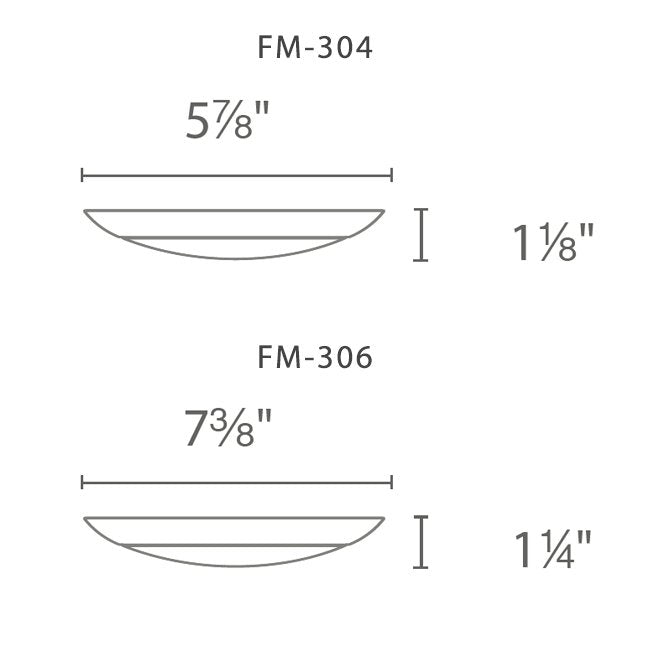 WAC FM-304 Disc 6" LED Flush Mount