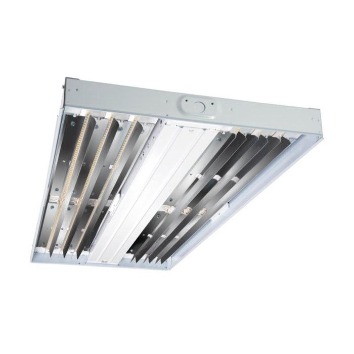 Metalux HBLED-LD5-60SE-W-UNV-L850-EL14W-CD4-U 20" x 48" LED High Bay Efficiency Luminaire, 60000 Lumens, Wide Distribution, 120-277V, 5000K, 0-10V Dimming, with 14W Emergency Battery