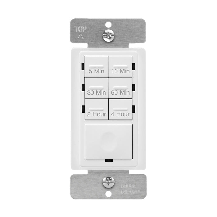 Enerlites HET06-R 4 Hour 7-Button Preset Light Timer Switch