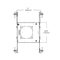 Halo HL4RSMF 4" Mounting Frame for Round or Square Fixture Fittings