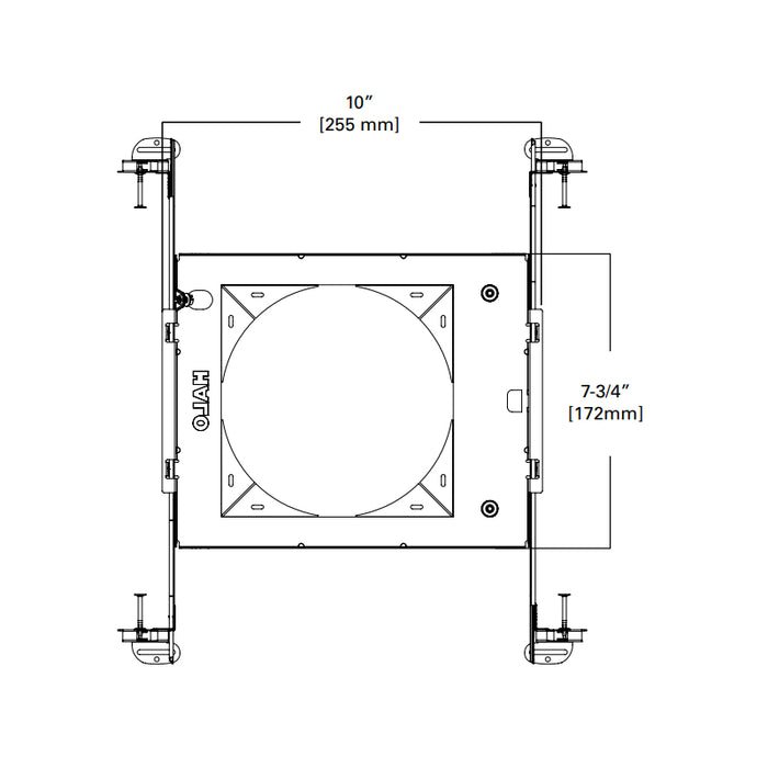 Halo HL6RSMF 6" Mounting Frame for Round or Square Fixture Fittings