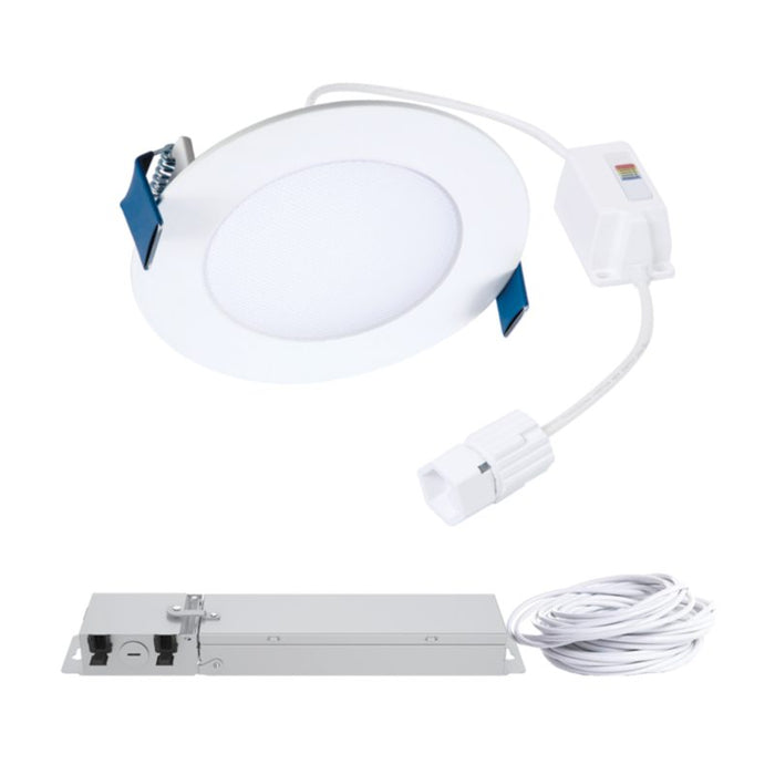 Halo HLBQL4069FS1E-4PK 4" QuickLink Low Voltage Phase Cut Canless Downlights (4-Pack Kit Including Driver)