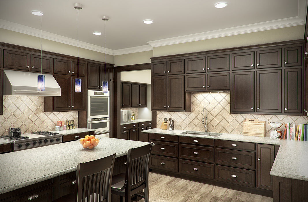 Halo SMD6R 6" 15W LED Round Surface Mount Downlight, 3000K, 120V