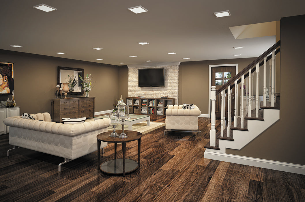 Halo SMD6R 6" 15W LED Square Surface Mount Downlight, 3000K, 120V, CA