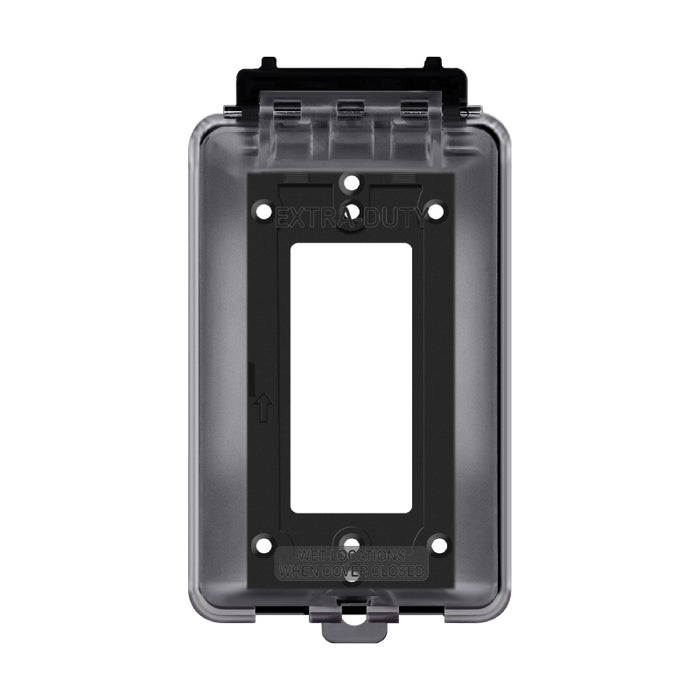 Enerlites IUC1V-D 1 Gang Extra-Duty Weatherproof Outdoor Cover for Decorator/GFCI Receptacle