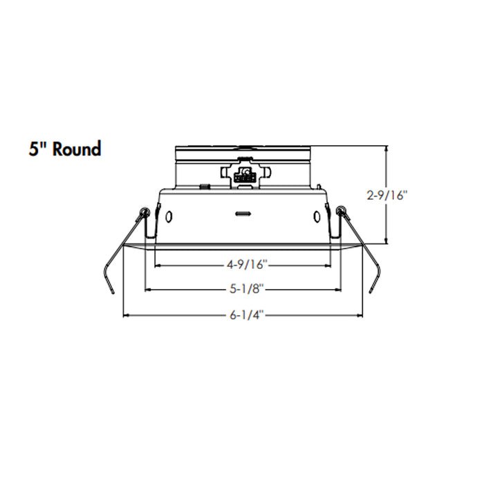 Juno JPDZ5 Podz 5" Canless Round LED Downlight, CCT Selectable, 120V