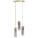 Westgate LCFH 3-lt LED Pendant with Round Canopy, CCT