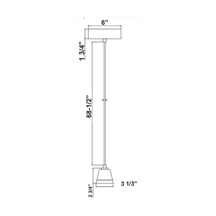Westgate LCFQ 3" LED Pendant, CCT Selectable