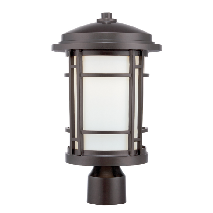 Designers Fountain Pro LED22436 Barrister 1-lt 16" Tall LED Outdoor Post Lantern
