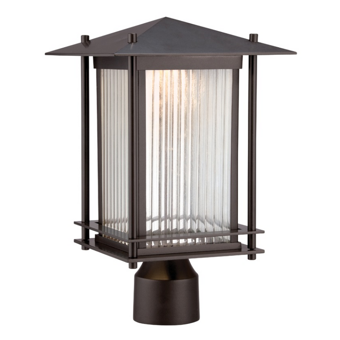 Designers Fountain Pro LED32536 Hadley 1-lt 15" Tall LED Outdoor Post Lantern