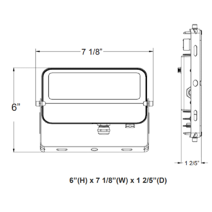 Westgate LFE 30W LED Flood Light with U Bracket, CCT