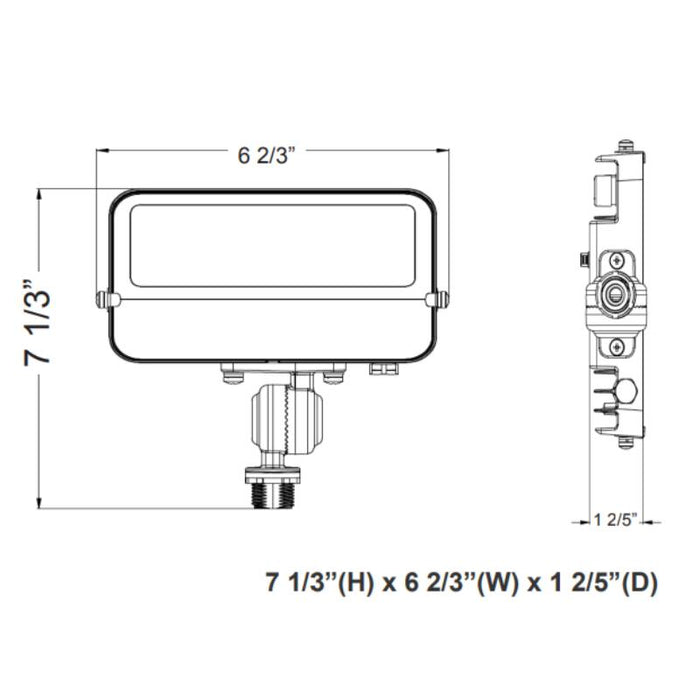 Westgate LFE 15W LED Flood Light with 1/2" Knuckle, 4000K