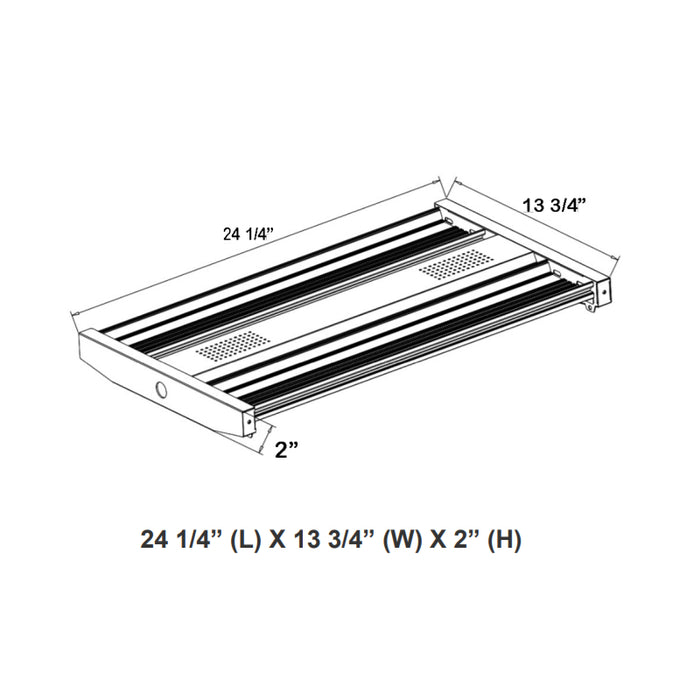 Westgate LLHB4 100W LED Linear High Bay, 480V