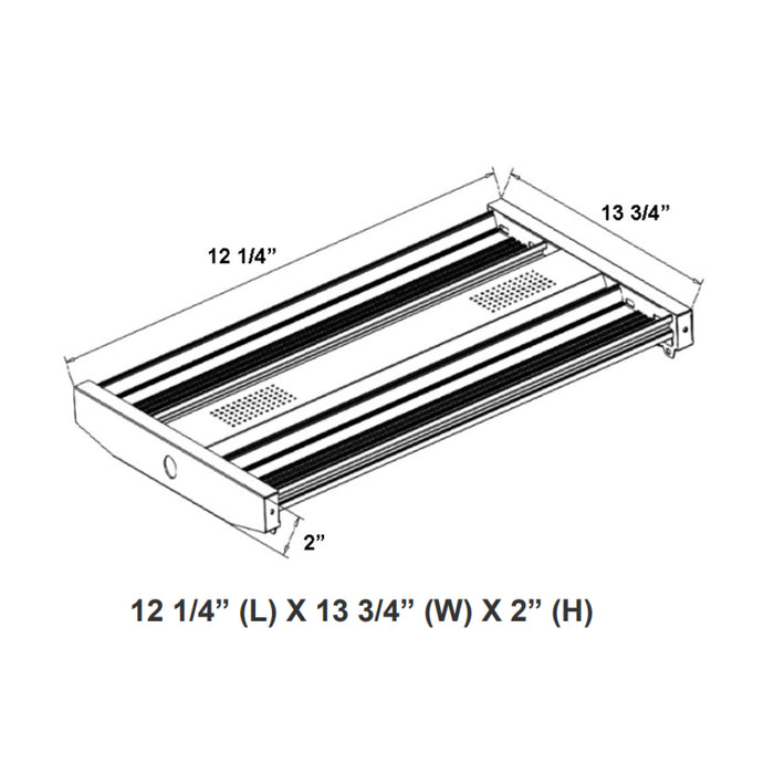 Westgate LLHB4 50W LED Linear High Bay, 480V