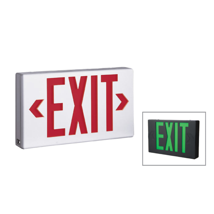 Sure-Lites LPX6 LED Exit Sign, AC Only, Single and Double Face