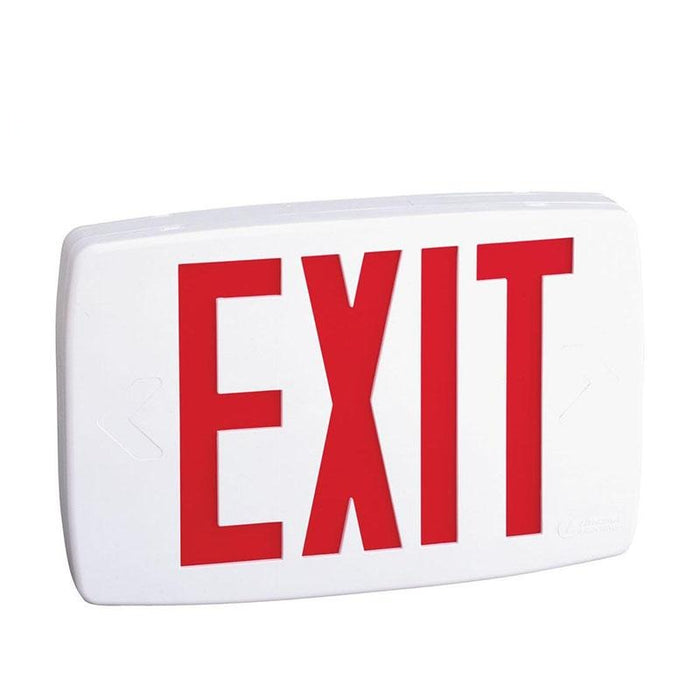 Lithonia Contractor Select LQM Quantum LED Exit Sign - Red Letters