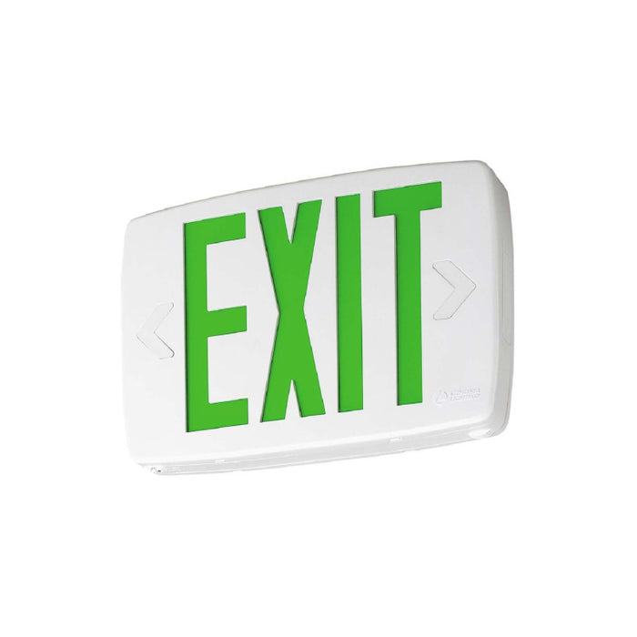 Lithonia LQM LED Exit with Battery Backup, Single Face, Self-diagnostics